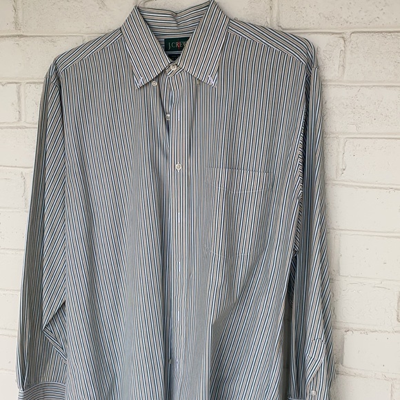 Vintage J. Crew Striped Button Down Shirt - Picture 2 of 7
